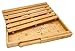 NERTHUS FIH 939 Tagliere per pane in legno di bambù con coltello in legno di bambù, coltello in acciaio inox, griglia di base rimovibile immagine