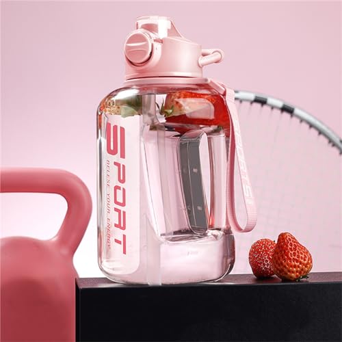 Gourde sport 1700ml anti-fuite extra-fort avec marqueur de temps