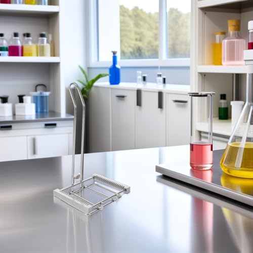 Support vertical de coloration et séchage pour sécuriser 20 lames de microscope