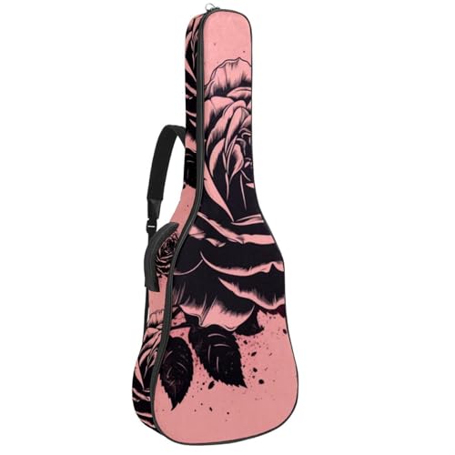 Sac pour guitare acoustique au dos pour aller en cours et répéter