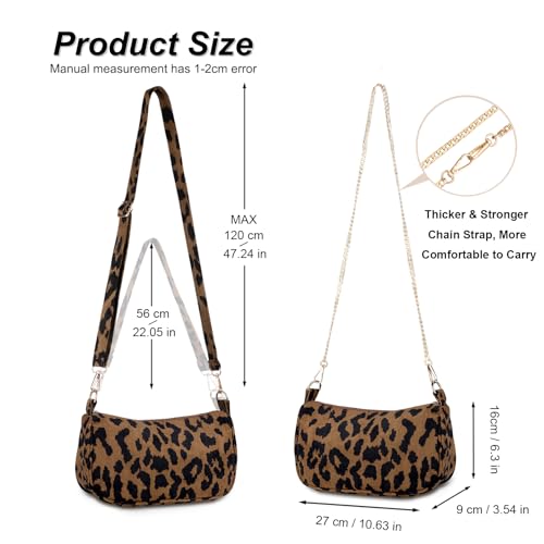 Bolso pequeño de hombro para mujer en pana miniatura 7