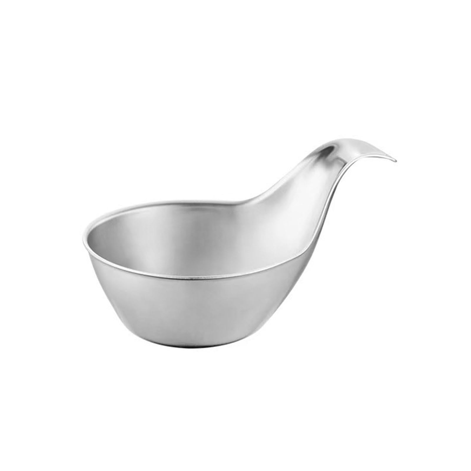 DSLKGWE 304 Stainless Steel Sauce Dispenser Ergonomic Grip Pouring Multipurpose Condiment Container for Dining Kitchen Condiment Dispenser
