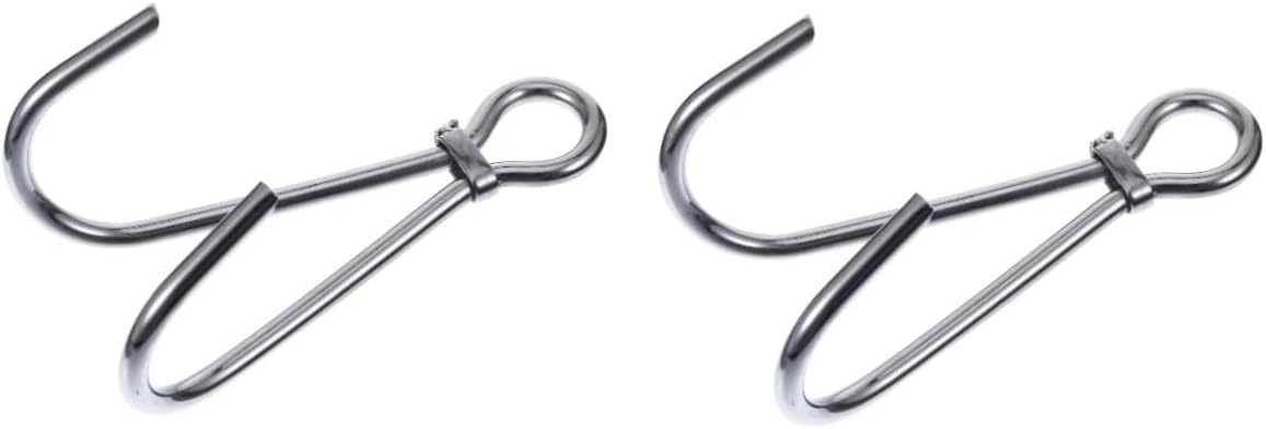 BESPORTBLE 2 pcs 316 Accessories Proof Supply Dive Metal Sturdy Double Safety Equipment Diving Resistant Stainless Current Reef Hooks Stream Drift Steel Hook S Snorkeling Titanium