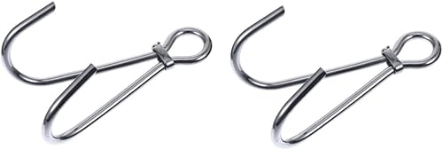 Miniatura 1 de BESPORTBLE 2 unids 316 accesorios a prueba de suministro de buceo de metal resistente doble seguridad equipo de buceo resistente al buceo Corriente