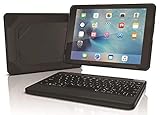 ZAGG Rugged Book Durable Case with Detachable Backlit Bluetooth Keyboard for Apple iPad Pro 9.7 and iPad Air 2 (not made for 2017 5th Gen 9.7) - Black