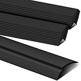 Maasechs 20 Pack Window Glazing 36' Snap in Vinyl Window Glazing Bead Frame Seal Snap Vinyl Trim Weather Resistant for Home Commercial Use (Black)