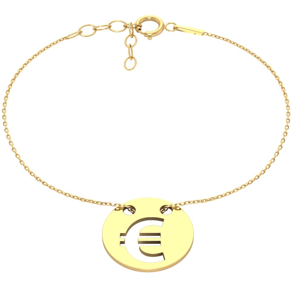 AngelGold CELEBRYTKA ZŁOTA BRANSOLETKA EURO ZŁOTO 585
