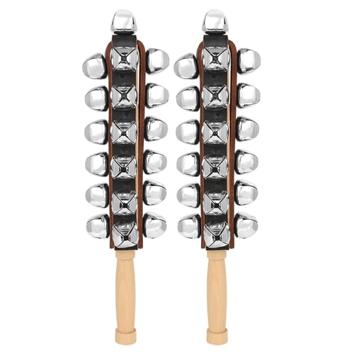Juego de campanas cromáticas de metal y madera natural, instrumento musical para músicos juveniles, herramienta de asesoramiento musical
