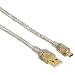 Produktbild Hama Mini-USB-2.0-Kabel (vergoldet, doppelt geschirmt, 1,80 m) transparent