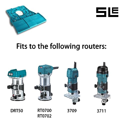 adaptateur de rail de guidage professionnel pour makita drt50 / rt0700c / rt0702c / rt0700 / 3709/3711 pour makita/bosch/festool/mafell