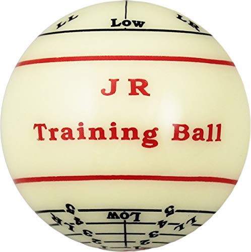 Aramith Jim Rempe Training Cue Ball 2-1/4" Regulation Size Billiard Pool Ball with Instruction Manual Learn to Play Better by Aramith - Image 2