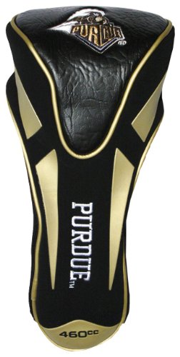 Team Golf NCAA Purdue Boilermakers Single Apex Driver Head Cover Golf Club Single Apex Driver Headcover, Fits All Oversized Clubs, Truly Sleek Design