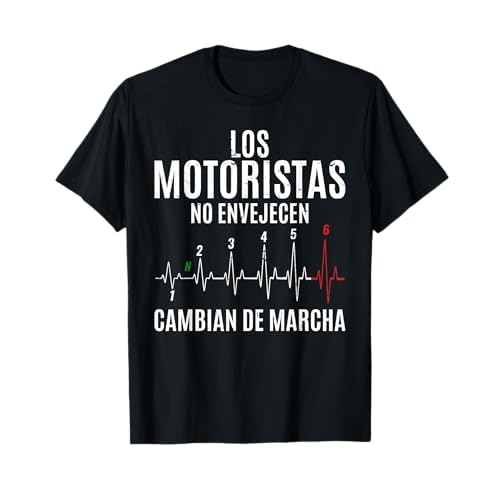 Motero Divertido Biker Los Motoristas No Envejecen Moto Camiseta