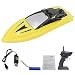 Produktbild Fernbedienung Boot für Erwachsene & Kinder, H116 2,4 G High Speed Mini RC-Boot Racing Schnellboot Modell Fahrzeug Spielzeug(Gelb)