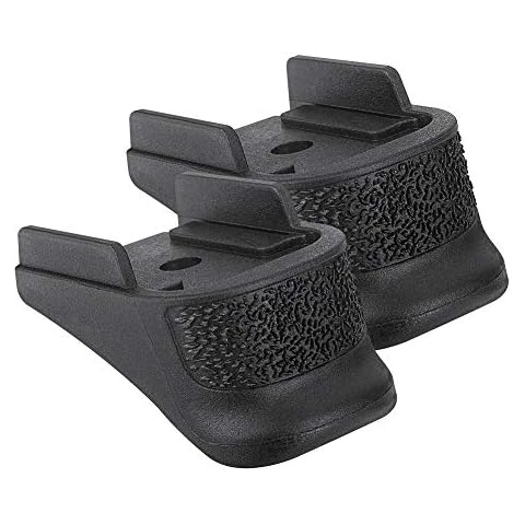 Aecktech Grips, 2 Pieces Extension Fits SIG Sauer P365 Black Cover