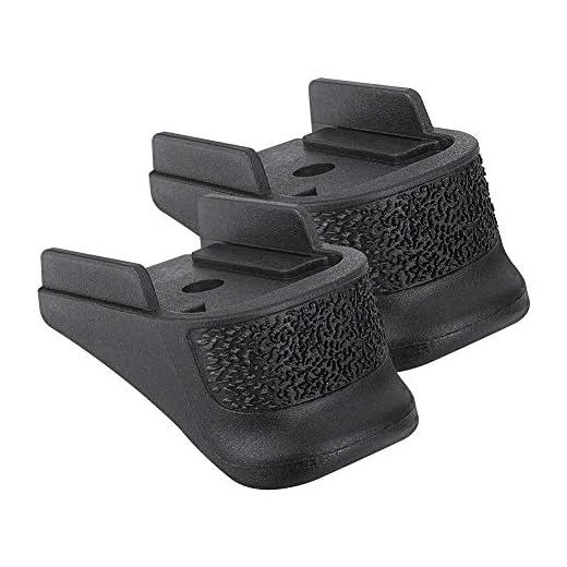 Aecktech Grips, 2 Pieces Extension Fits SIG Sauer P365 Black