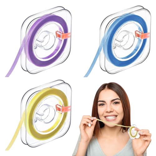 keyxer Kit Profesional de 3 Bandas Pulidoras Dentales - Tiras Abrasivas para Espacios Interdentales con 3 Niveles de Grano (Eliminación de Sarro y Pulido Odontológico)