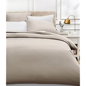 AmazonBasics 400-thread count katoenen satijn dekbedovertrek set met 2 kussenslopen – 260 x 240 cm/65 x 65 cm…