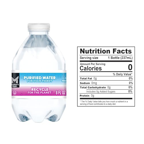 Purified Water Bottles 80 Pack, 8 fl oz &mdash; Mineral Enhanced, BPA-Free | Mini Bottles for Kids, Lunch Boxes, Office & On-the-Go | Recyclable, Crisp & Refreshing Taste