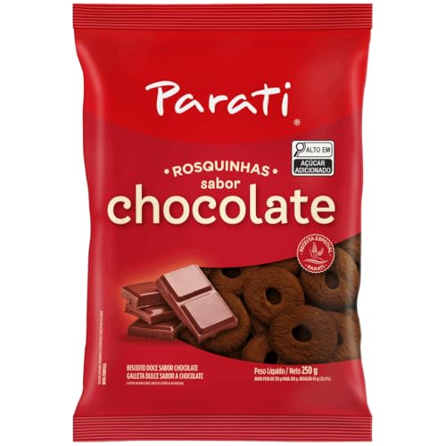Biscoito Rosquinha Chocolate Parati 250g