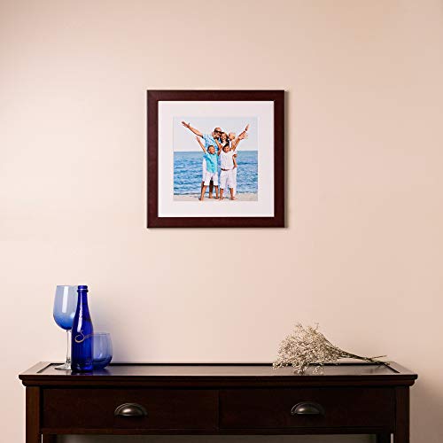 Arttoframes 5X7 Inch Red Picture Frame, This 1.25" Custom Poster Frame Is Cherry Style, For Your Art Or Photos - Comes With Regular Glass, Wombw26-039-5X7 #TOP1