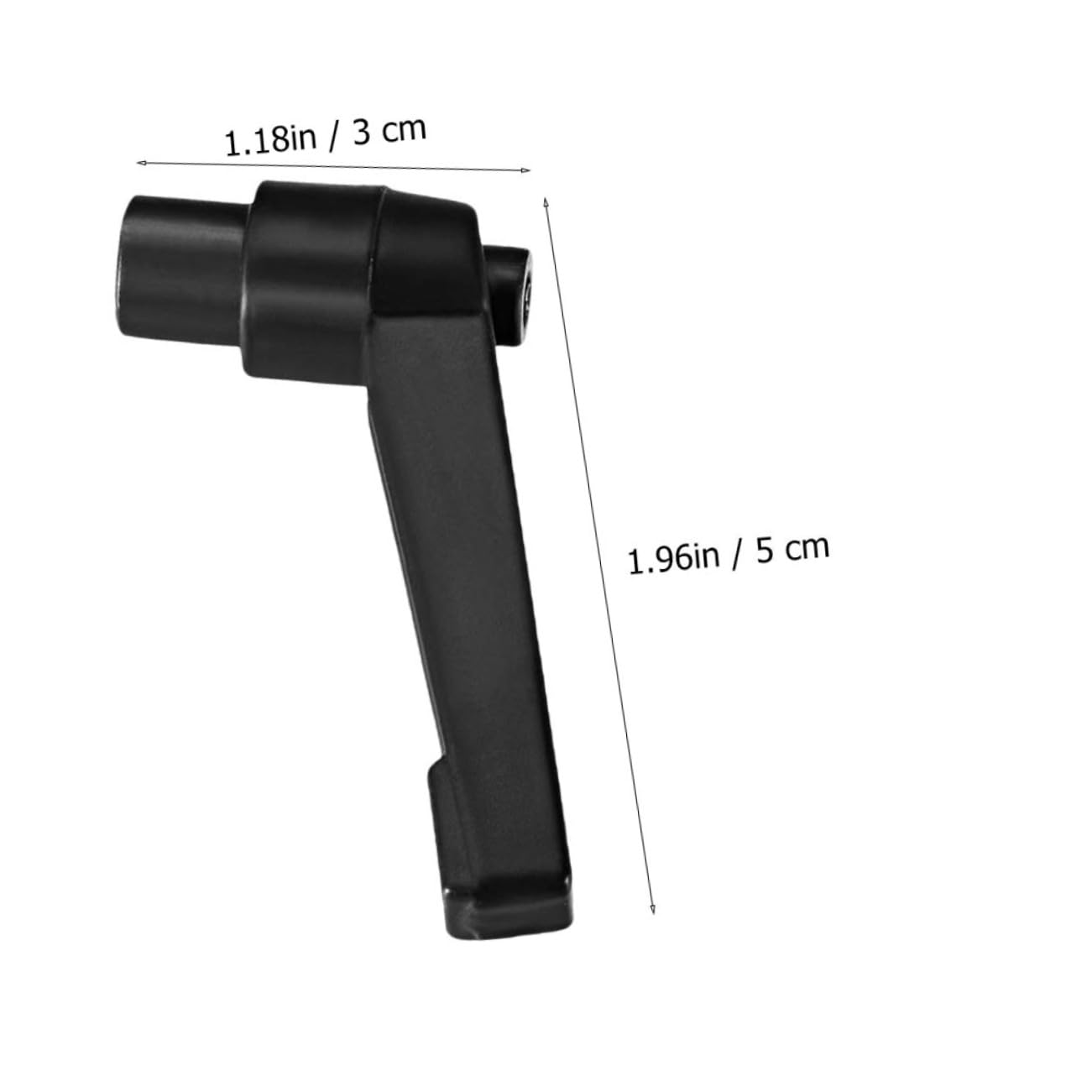 HAWILLOSCH 2pcs Adjustable Handle Thread Adjustable Knob Locking Threaded Handle Machinery Thread Clamping Lever Machine Knob Lever Door Handle Threaded Handle Leverage Aluminum Alloy