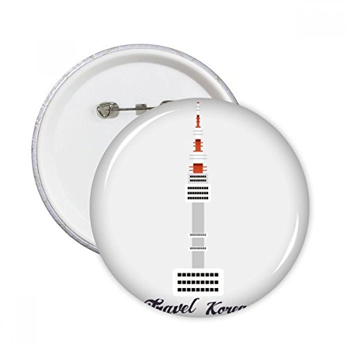 Badge Tour de Séoul Corée 5pcs cadeaux originaux pour fans de K-culture