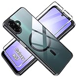 Tieeyivv Funda Magnética para Samsung Galaxy A07 Case con MagSafe con Protector de Pantalla Cristal Vidrio Templado Frame Funda de Silicona Flexible + PC Acrílico Carcasa Transparent Slim Cover Tieeyivv Funda Magnética para Samsung Galaxy A07 Case con MagSafe con Protector de Pantalla Cristal Vidrio Templado Frame Funda de Silicona Flexible + PC Acrílico Carcasa Transparent Slim Cover