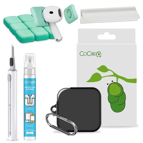 Image of Silicone Case Cover for CMF by Nothing Buds Pro 2 | Buds 2 | Buds 2 Plus with Hygiene Kit (Black)