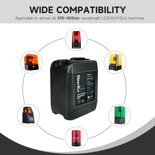 Resina ABS para Impresión 3D: Alta Dureza y Curado Rápido, 5000 g, Negro, UV 405 nm. - Fernando Cortés Resina ABS para Impresión 3D: Alta Dureza y Curado Rápido, 5000 g, Negro, UV 405 nm. - Fernando Cortés