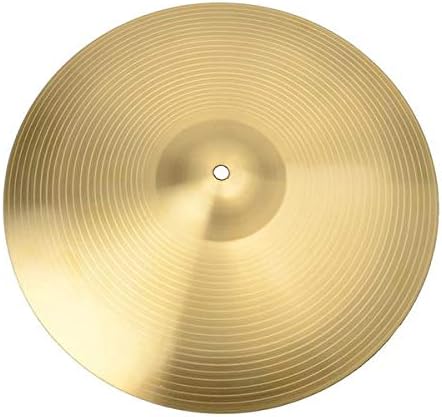 Professional 18" 0.8mm Copper Alloy Ride Cymbal for Drum Set Golden