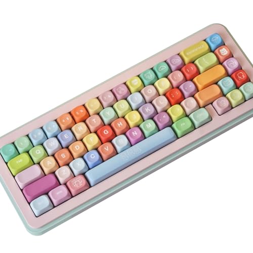 Teclas de perfil MOA para teclado mecánico hechas de PBT con tinte sublimado