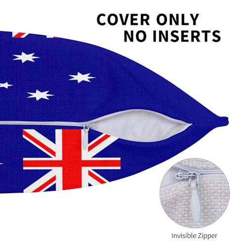 Housse de coussin drapeau australien EdWal lot de 2 pour rénover vos canapés - 6