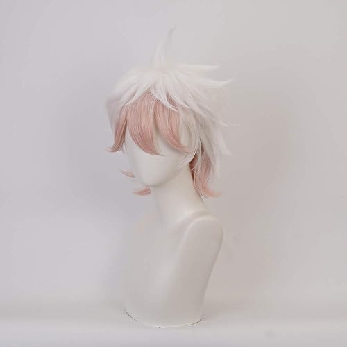 OSIAS Peluca Cosplay Anime, Peluca con Capucha Gratuita, para Halloween, Fiesta, Carnaval, Vida Nocturna