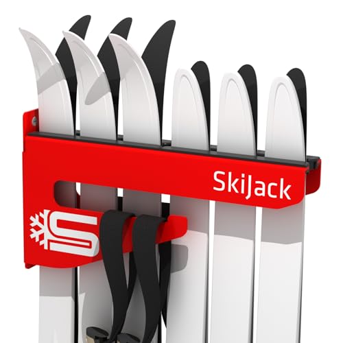 Skijack Unisex - Adult Ski Rack Wallmount, Red, Normal - Image 4