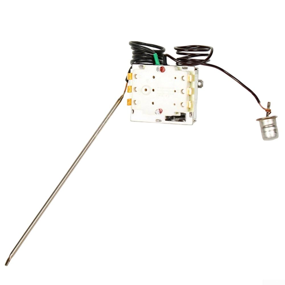 Einstellbarer Thermostat WK-R36 für 400 V Heizlüfter Installationen 0-40 C Sollwertbereich 16 A Belastbarkeit und 140 C Sicherheitsabschaltfunktion