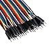 ELEGOO 120pcs Multicolored Dupont Wire 40pin Male to Female, 40pin Male to Male, 40pin Female to Female Breadboard Jumper Ribbon Cables Kit Compatible with Arduino Projects