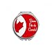 Canada Maple and Good Luck to Canada Hand Compact Mirror Round Portable Pocket Glass