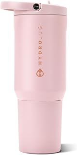 HydroJug Sport 20 oz Insulated Stainless Steel Water Bottle, Pink Sand