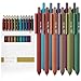Mr. Pen- Retractable Gel Pens for Journaling, 11 Pack, Dark Vintage Color Inks, Fast Dry, Colorful & Soft grip Barrels, Smooth Writing, 0.7mm Fine Point Aesthetic Pens