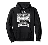 Uhrmachermeister lustiger Spruch Pullover Hoodie