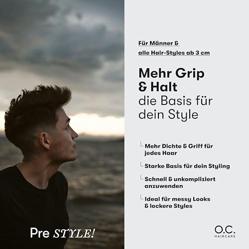 O.C. HAIRCARE Sea Salt Spray - 200ml Meersalz Spray für Haare - 30 Tage risikofrei testen - Volumen-Booster für ein volleres Haargefühl mit starkem Halt - 100% vegan & Made in Germany