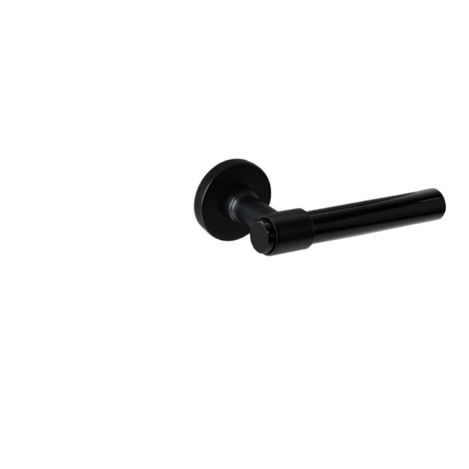 BSAXITHZB Handle Bedroom Door Lock Silent Handle with Key(7059-BLACK_72MM)