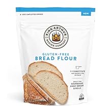 King Arthur Gluten-Free Bread Flour, 11 Replacement for Yeasted Recipes, 2 lb Pack of 1 - Premium GF Flour for Artisan Boules, Bagels, Cinnamon Rolls & Burger Buns - Sorghum & Xanthan Gum