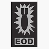 EOD Explosive Ordnance Disposal Patch Window Bumper Sticker Decal 5