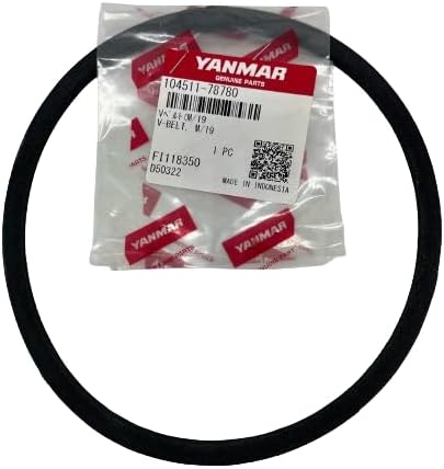 Yanmar 104511-78780 Belt Sea Water Pump "M/19" fits 2GM 2GMF 2GM20 2GM20F 2GM20FYEU 3GM 3GMF 3GM30 3GM30F 3GM30FYEU 2YM 3HM YSM Engines Model