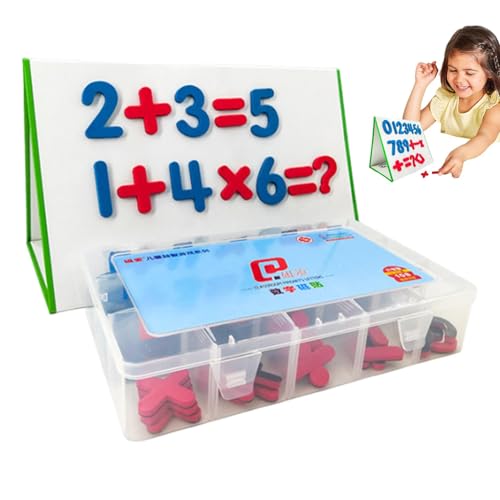 Chiffres magnétiques double face outil éducatif pour mathématiques