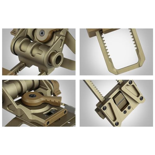 Soporte de gafas de visión nocturna ajustable con interfaz modular para juegos CS 7