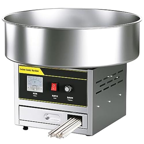 Amhuui Elektrische Zuckerwattemaschine, 1200W Edelstahl Zuckerwattemaschine, Mit 18-Zoll-Edelstahlschüssel, Elektrische Zuckerwattemaschine, Perfekt Für Zuhause, Kindergeburtstag, Familienfeier – Bild 7