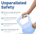 Leikefitness Soft Kettlebells,Steel Shot Filled Weights for Women and Men,Color Coded Anti Slip Soft Kettlebells,Home workout - Image 3